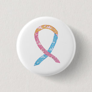 Pink, Yellow, and Blue Clouds CDH Custom Pin