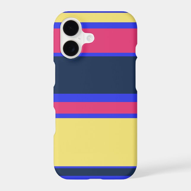 Pink, yellow and blue stripes (Back)
