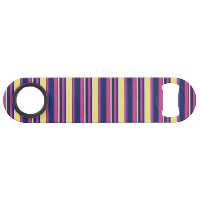 Pink, yellow and blue stripes (Front (Horizontal))