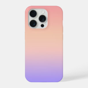 Pink yellow and purple gradient iPhone 15 pro case