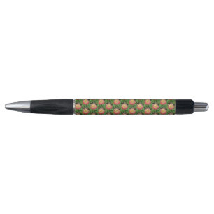 Pink & Yellow Dahlia Pen