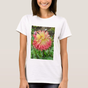 Pink & Yellow Dahlia T-Shirt