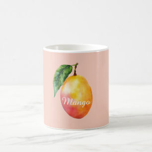 Pink Yellow Mango Fruit Coffee Mug