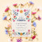 Pink Yellow Mexican Fiesta Baby Shower Invitation