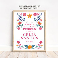 Pink Yellow Mexican Fiesta Bridal Shower