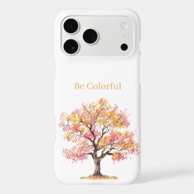 Pink Yellow Tree (Back)