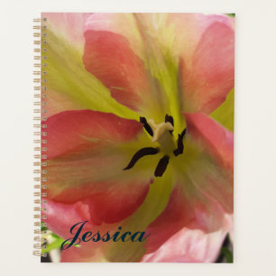Pink & Yellow Tulip  Planner