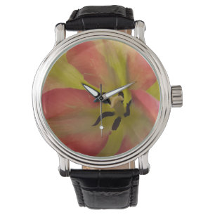 Pink & Yellow Tulip Watch