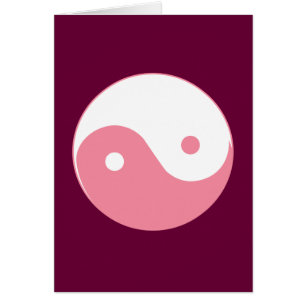 Pink Yin-Yang Symbol