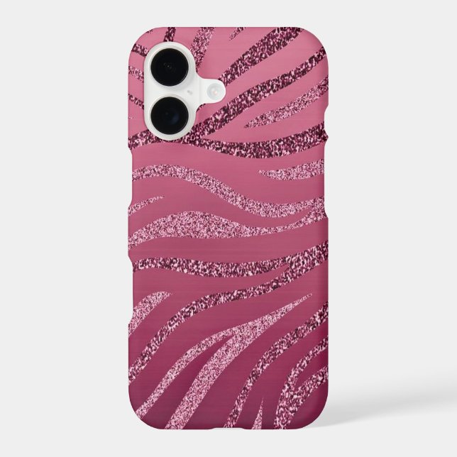 Pink Zebra Glitter (Back)