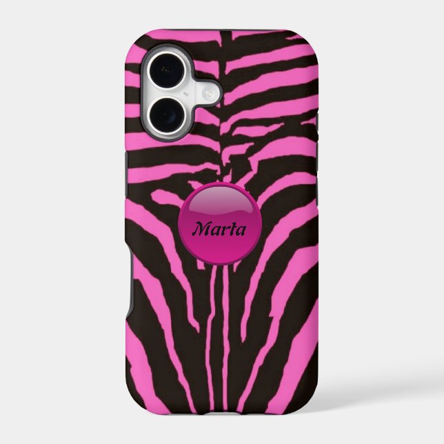 Pink Zebra iPhone5 Case (Back)