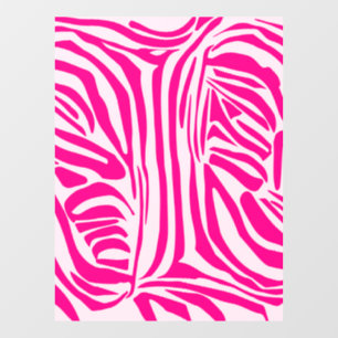 Pink zebra print
