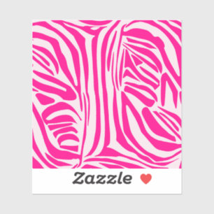 Pink zebra print