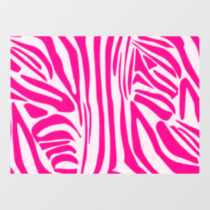 Pink zebra print