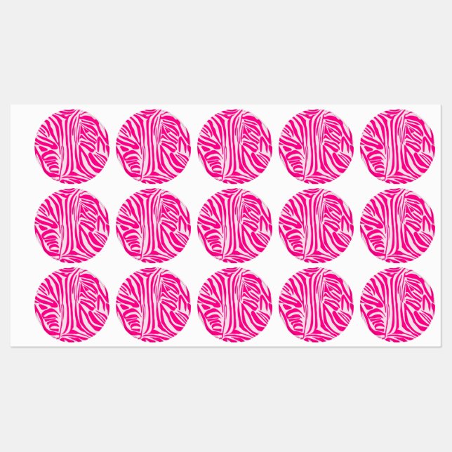 Pink zebra print (Sheet)