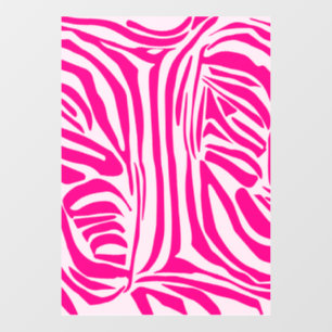 Pink zebra print