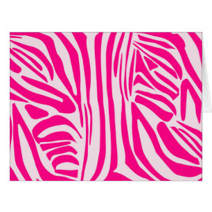 Pink zebra print