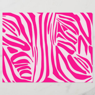 Pink zebra print