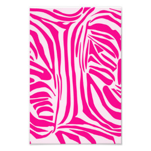 Pink zebra print