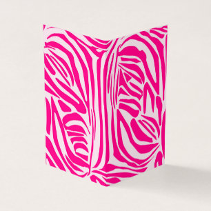 Pink zebra print