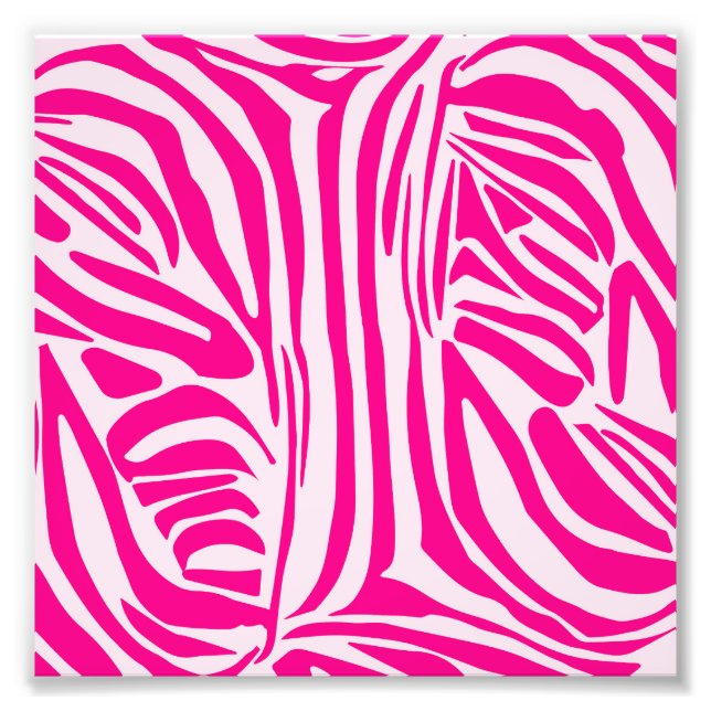 Pink zebra print (Front)