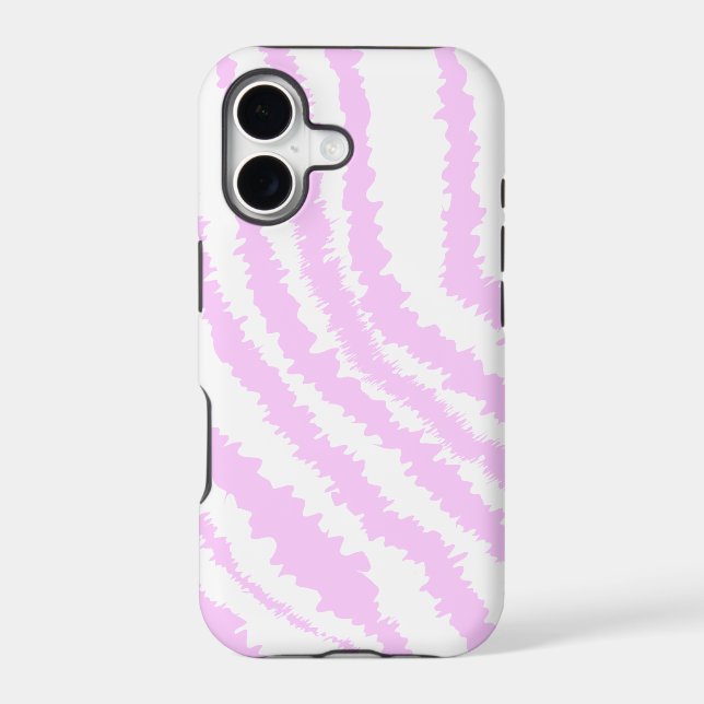 Pink Zebra Print, Animal Pattern. (Back)