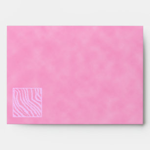 Pink Zebra Print, Animal Pattern. Envelope