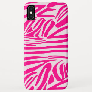 Pink zebra print Case-Mate iPhone case