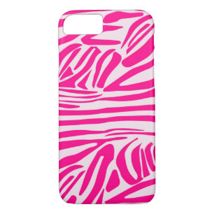 Pink zebra print Case-Mate iPhone case