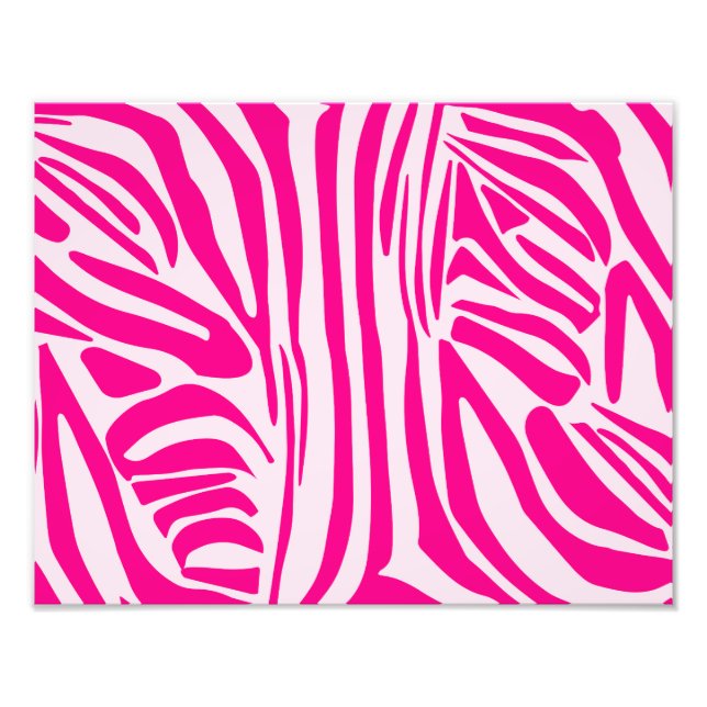 Pink Zebra Print Pattern (Front)
