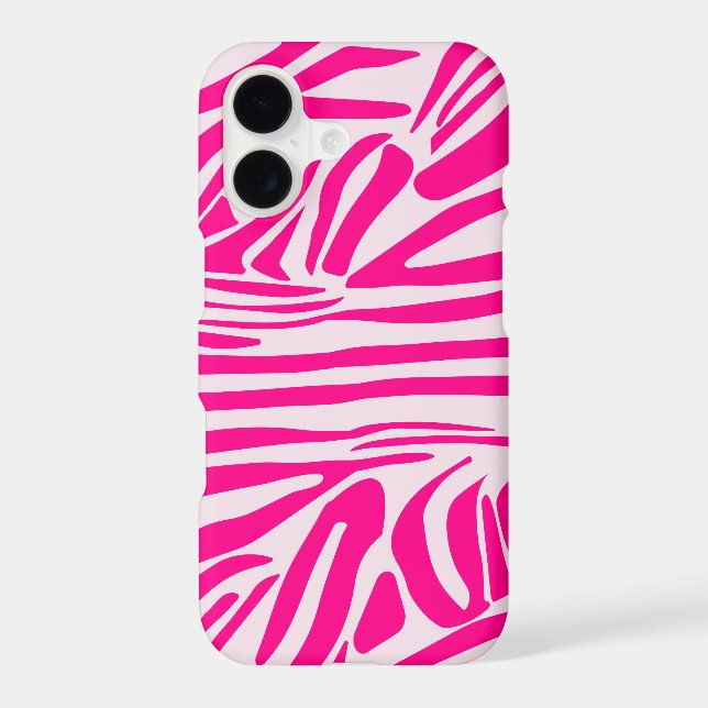 Pink Zebra Print Pattern (Back)