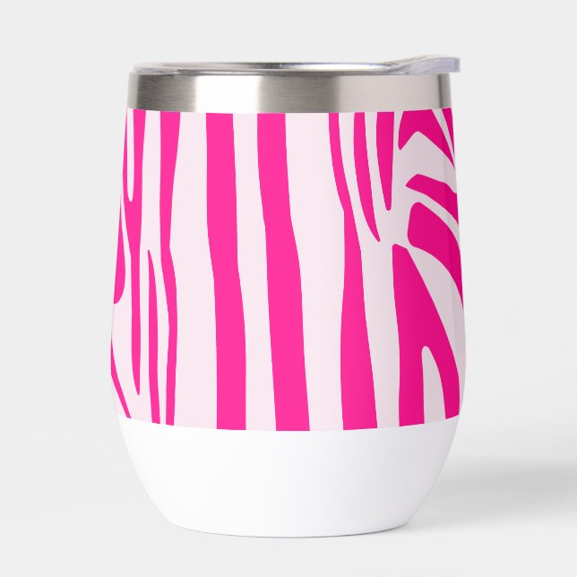 Pink Zebra Print Pattern (Left)