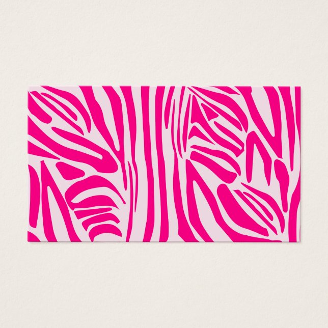 Pink Zebra Print Pattern (Front)
