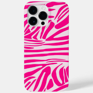 Pink Zebra Print Pattern Case-Mate iPhone 14 Pro Max Case