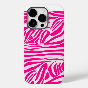 Pink Zebra Print Pattern Case-Mate iPhone 14 Pro Case