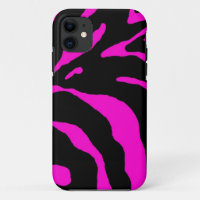 Pink Zebra Stripe Animal Print
