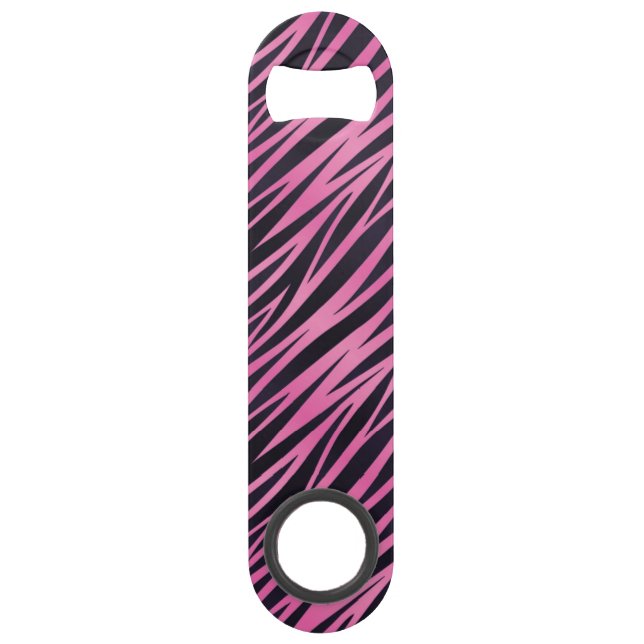 Pink Zebra Stripe Background (Front)