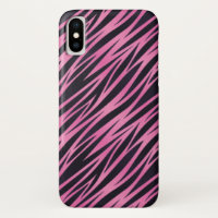 Pink Zebra Stripe Background
