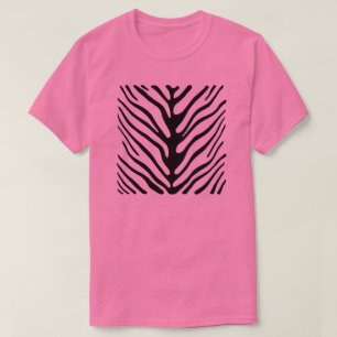 Pink Zebra Stripes T-Shirt