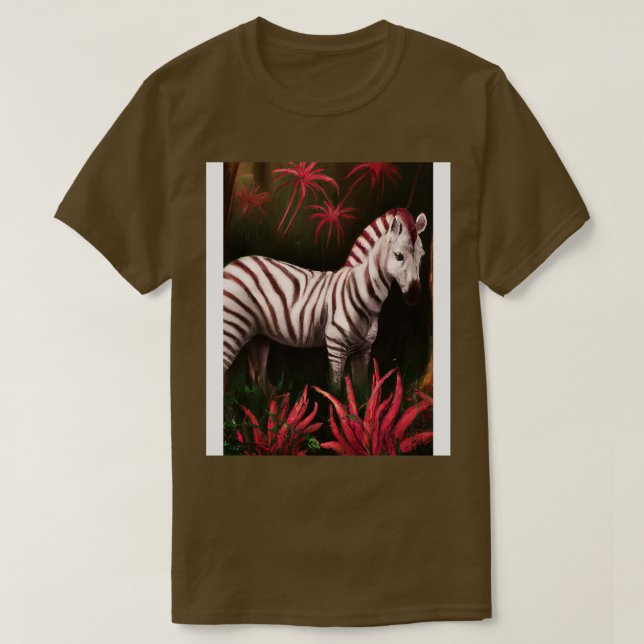 Pink Zebra T-Shirt (Design Front)