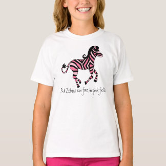 Pink Zebra T-Shirt