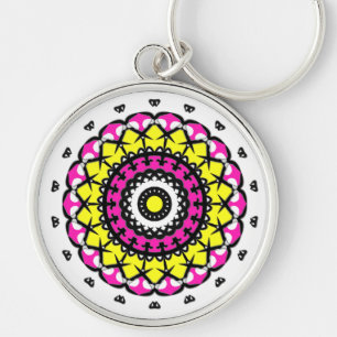 Pink Zen Keychain