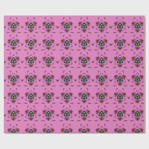 Pink Zen Mandala" Wrapping Paper