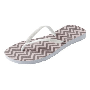 pink ZigZag pattern Jandals