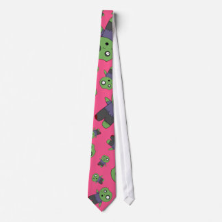 Pink zombies tie