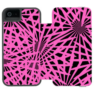pinkblackanista floral incipio watson™ iPhone 5 wallet case