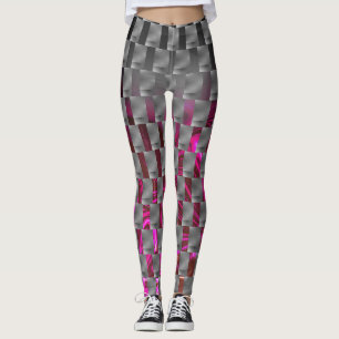 Pinked image up grey plates or rectangular shapes leggings