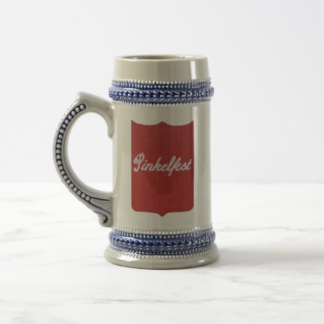 Pinkelfest FLag Beer Stein (Left)