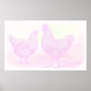 PinkFoam Canvas Poster