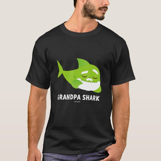 Pinkfong Grandpa Shark Official T-shirt (Front)